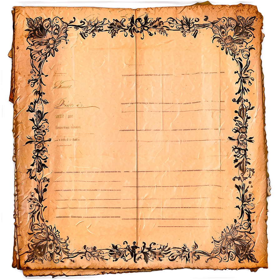 Antique Paper For Collage Png 65 PNG Image