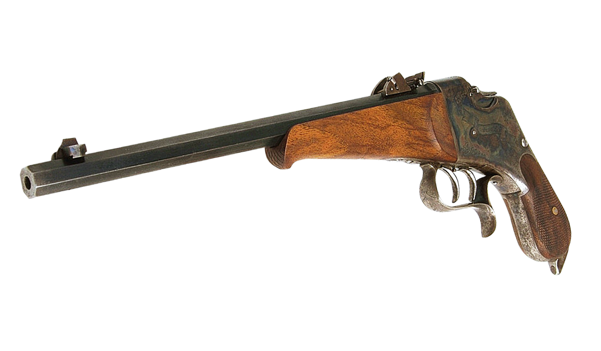 Antique Percussion Pistol PNG Image