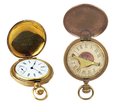 Antique Pocket Watches PNG Image