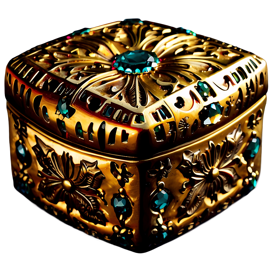 Antique Ring Box Png 06282024 PNG Image