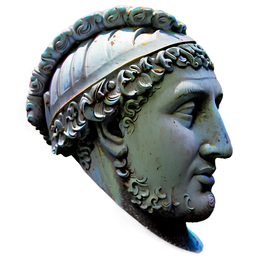 Antique Roman Statue Png Lrr55 PNG Image