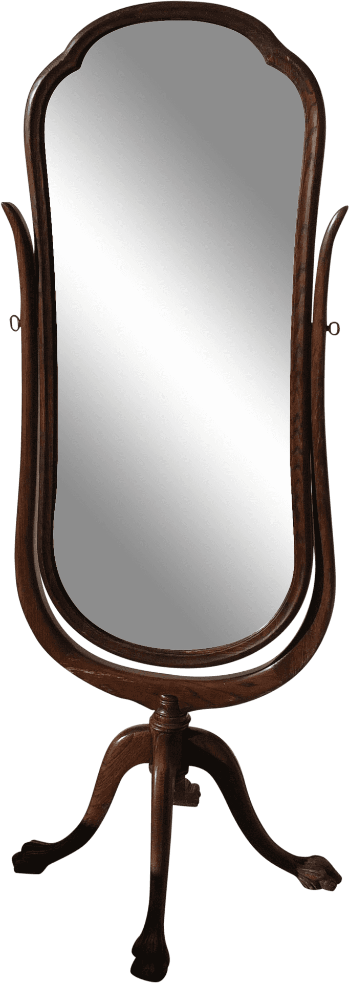 Antique Standing Floor Mirror PNG Image