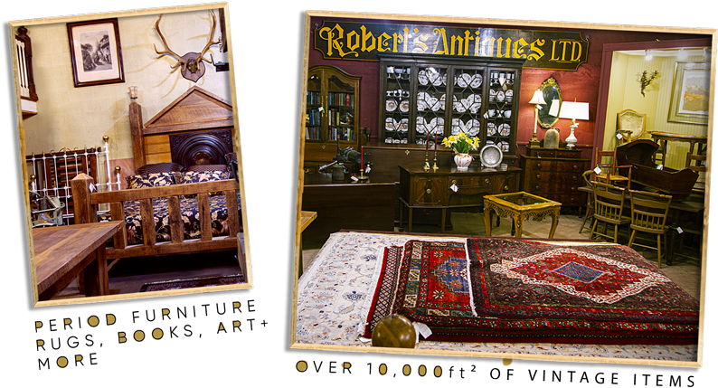 Antique Store Showcase Vintage Collection PNG Image