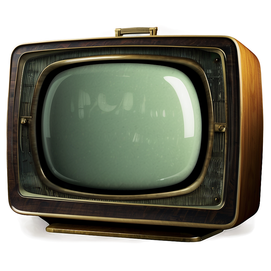 Antique Tv Illustration Png Ncv PNG Image