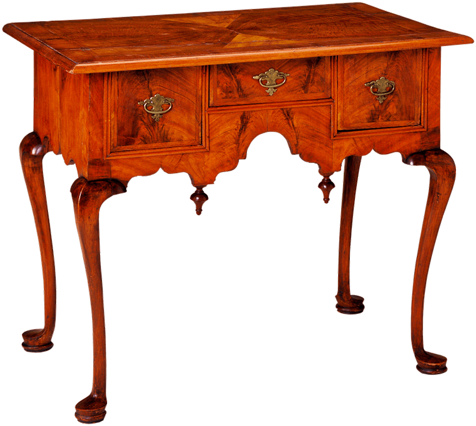 Antique Wooden Dressing Table PNG Image