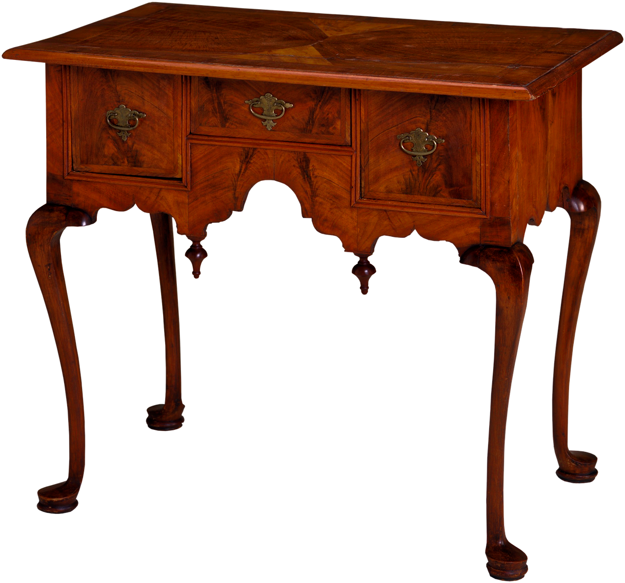 Antique Wooden Dressing Table PNG Image