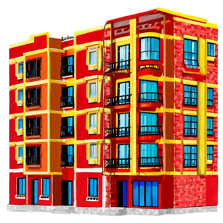 Apartment Building Exterior Png Tvn72 PNG Image