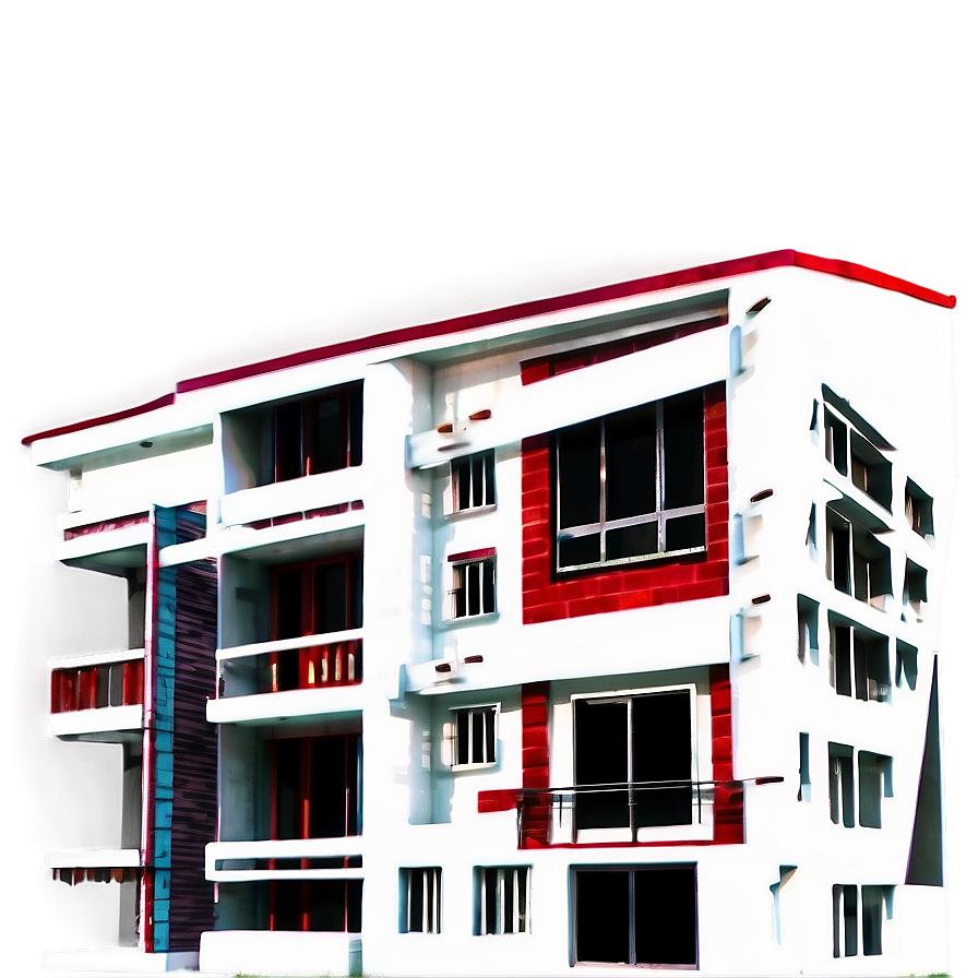 Apartment Building Exterior Png Voo PNG Image