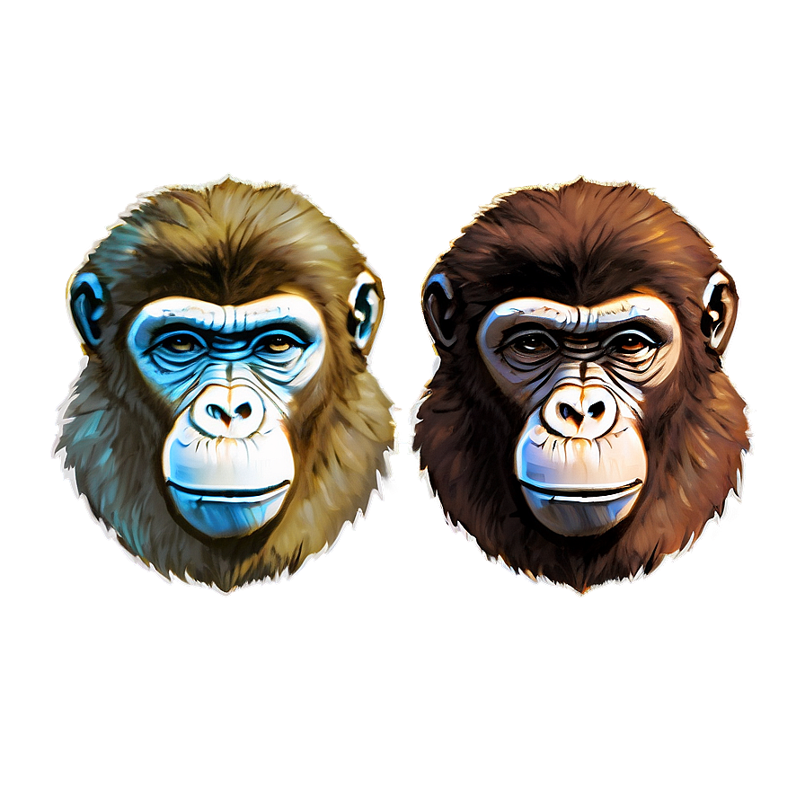 Ape Illustration Png 06262024 | PNGimages.com