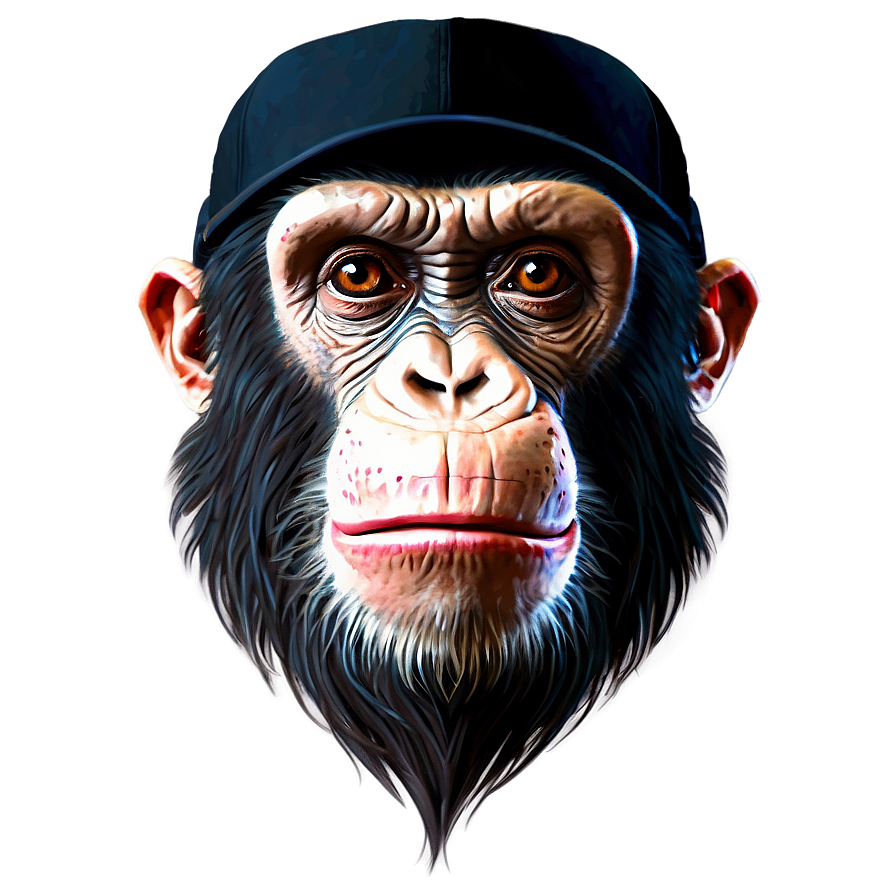 Ape In Hat Stylish Png 43 PNG Image