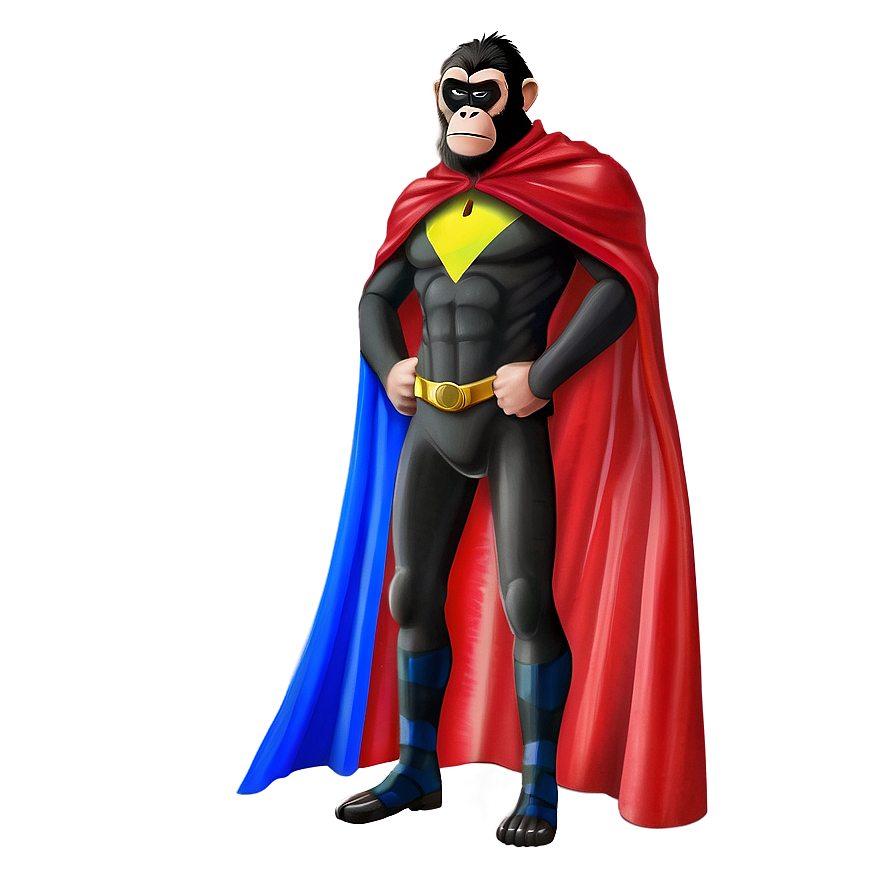 Ape Superhero Cape Png Sps96 PNG Image