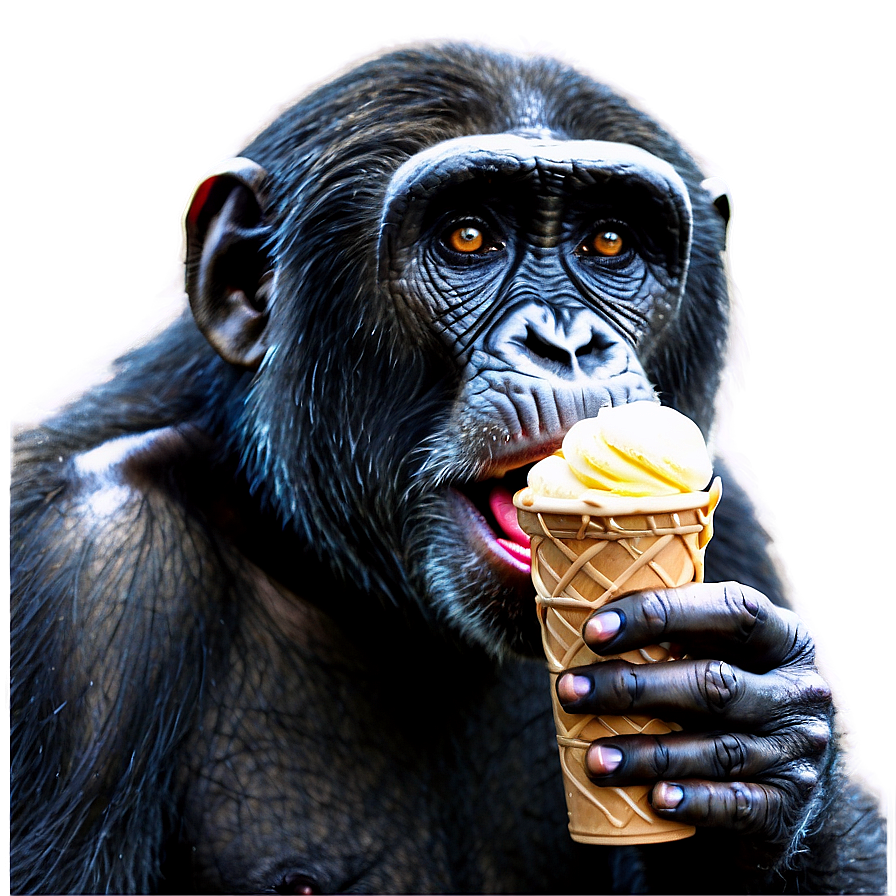 Ape With Ice Cream Summer Png Tls28 PNG Image