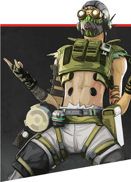 Apex Legends Octane Victory Pose PNG Image