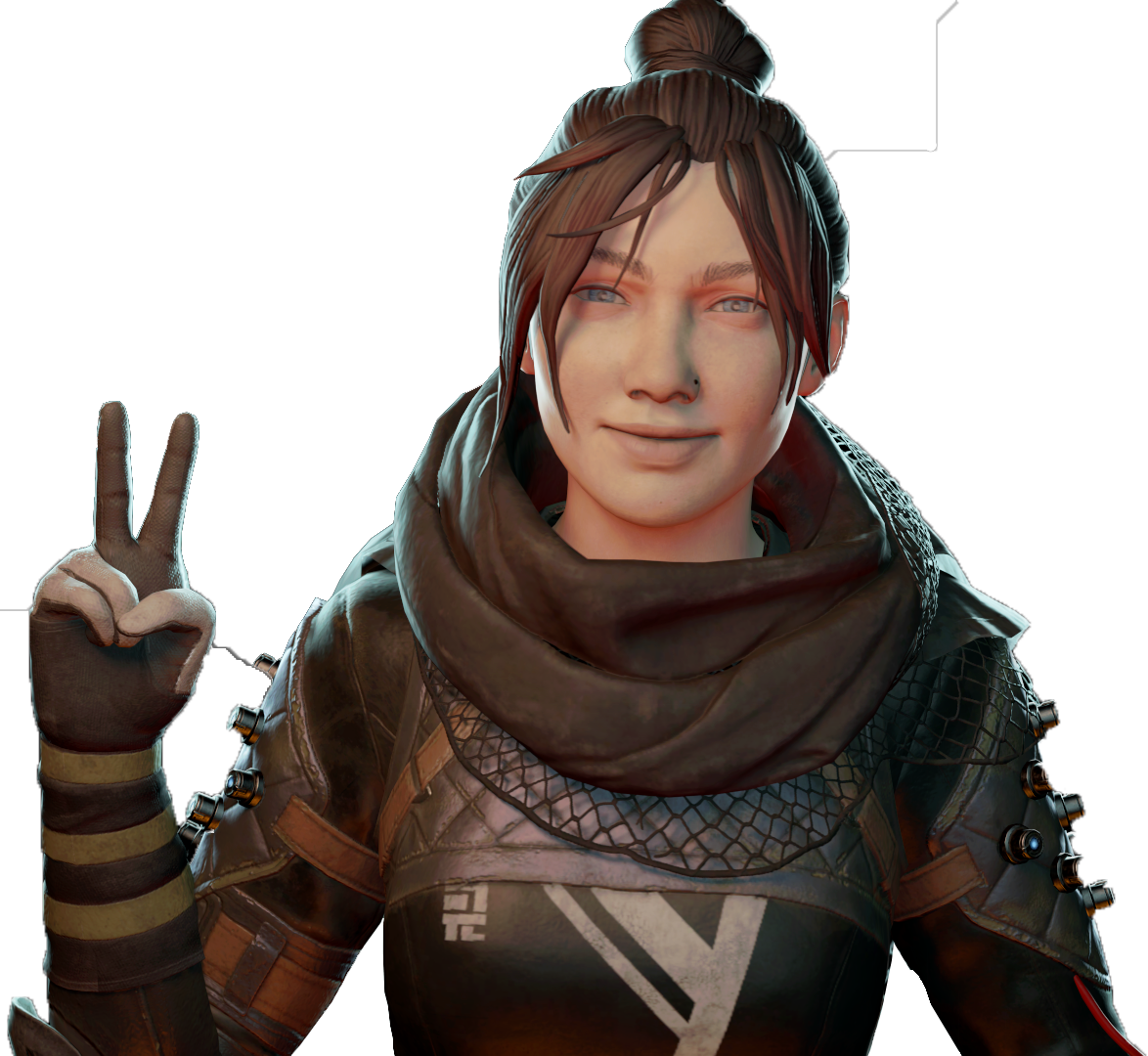 Apex Legends Wraith Victory Pose PNG Image