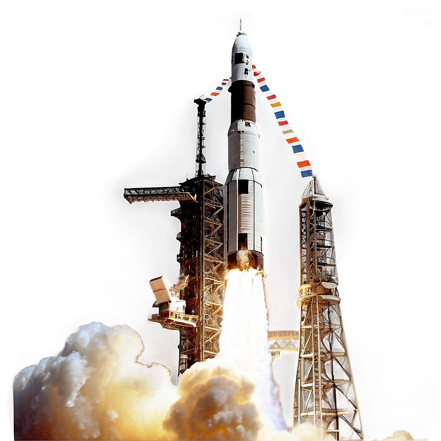 Apollo 11 Launch Png Nrs PNG Image