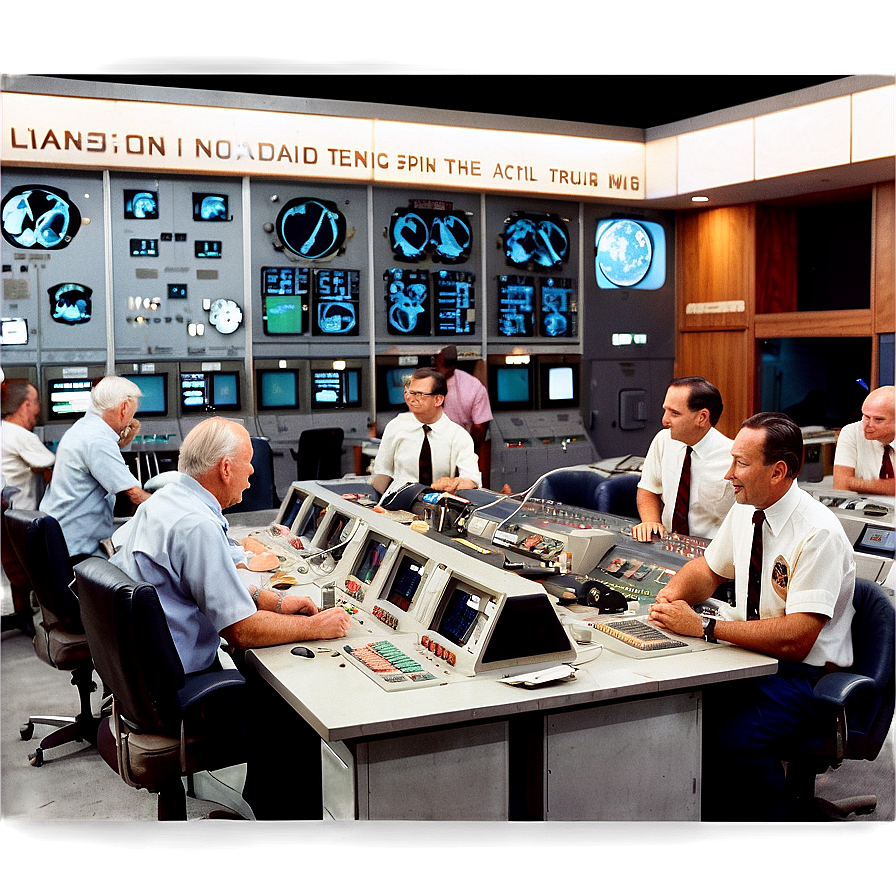 Apollo 11 Mission Control Png 06242024 PNG Image