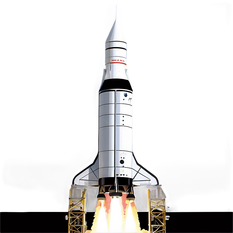 Apollo 11 Rocket Png Yhk PNG Image