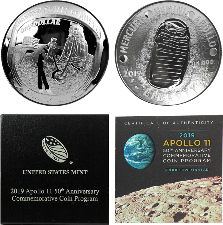 Apollo1150th Anniversary Commemorative Coin PNG Image