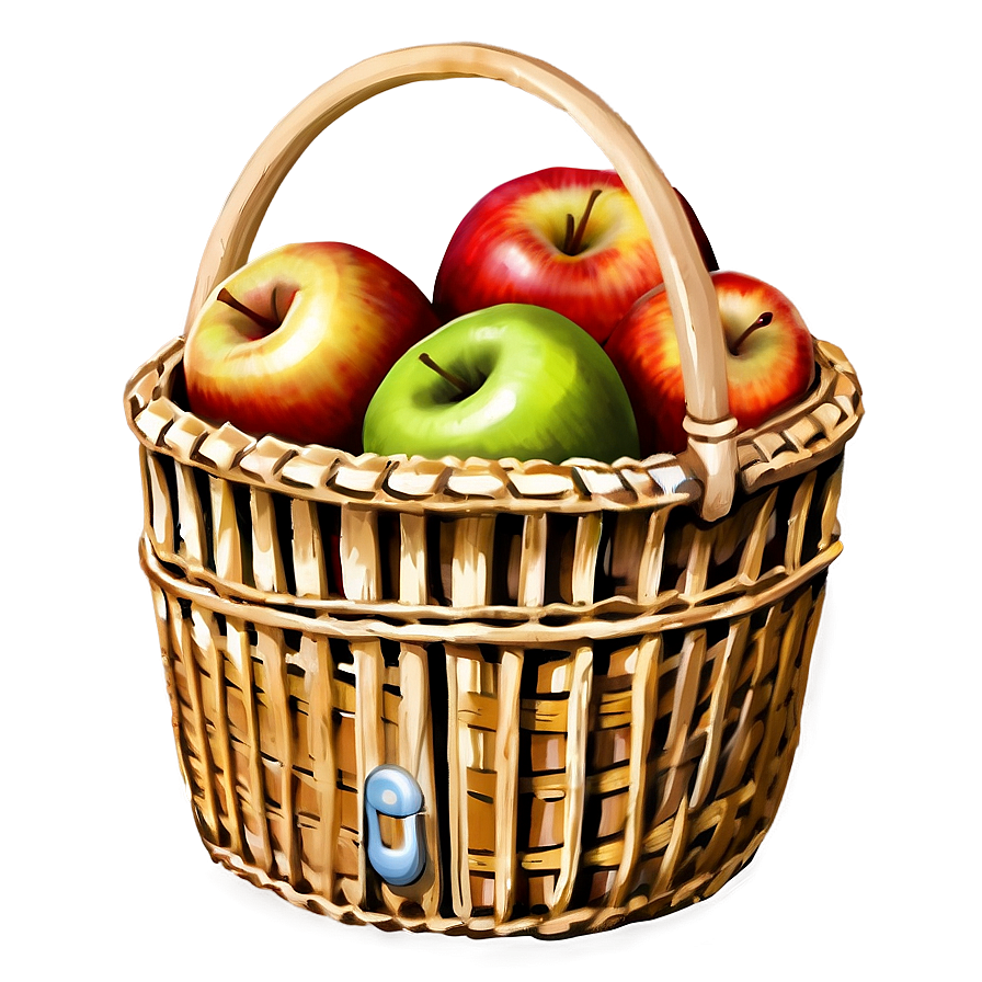 Apple Basket Png 04292024 PNG Image