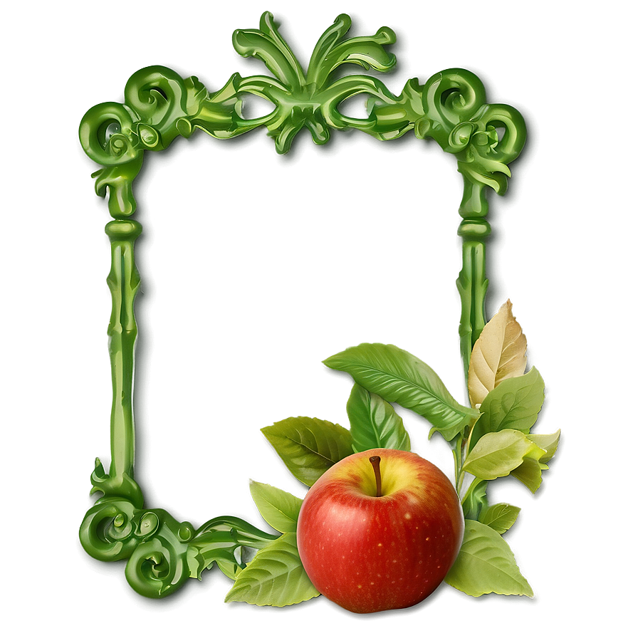 Apple Green Frame Png 59 PNG Image