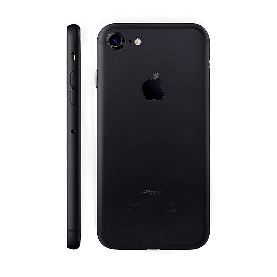 Apple Iphone 7 Matte Black Png 76 PNG Image