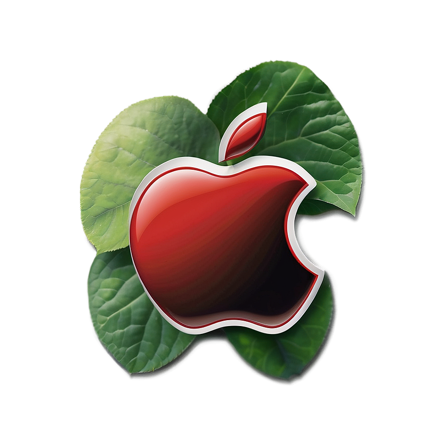 Apple Logo With Nature Background Png 28 PNG Image