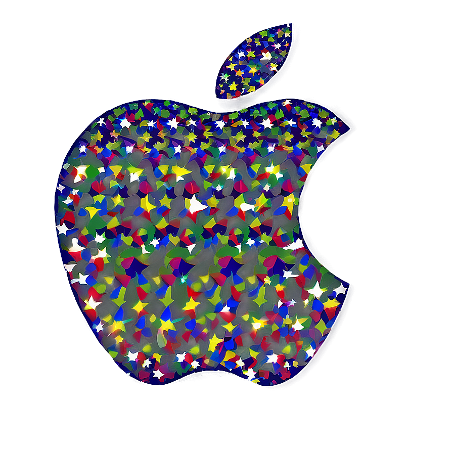 Apple Logo With Stars Png 05232024 PNG Image