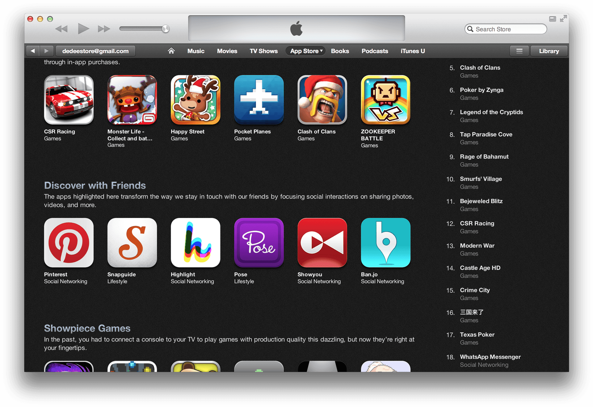 Apple Mac App Store Interface PNG Image