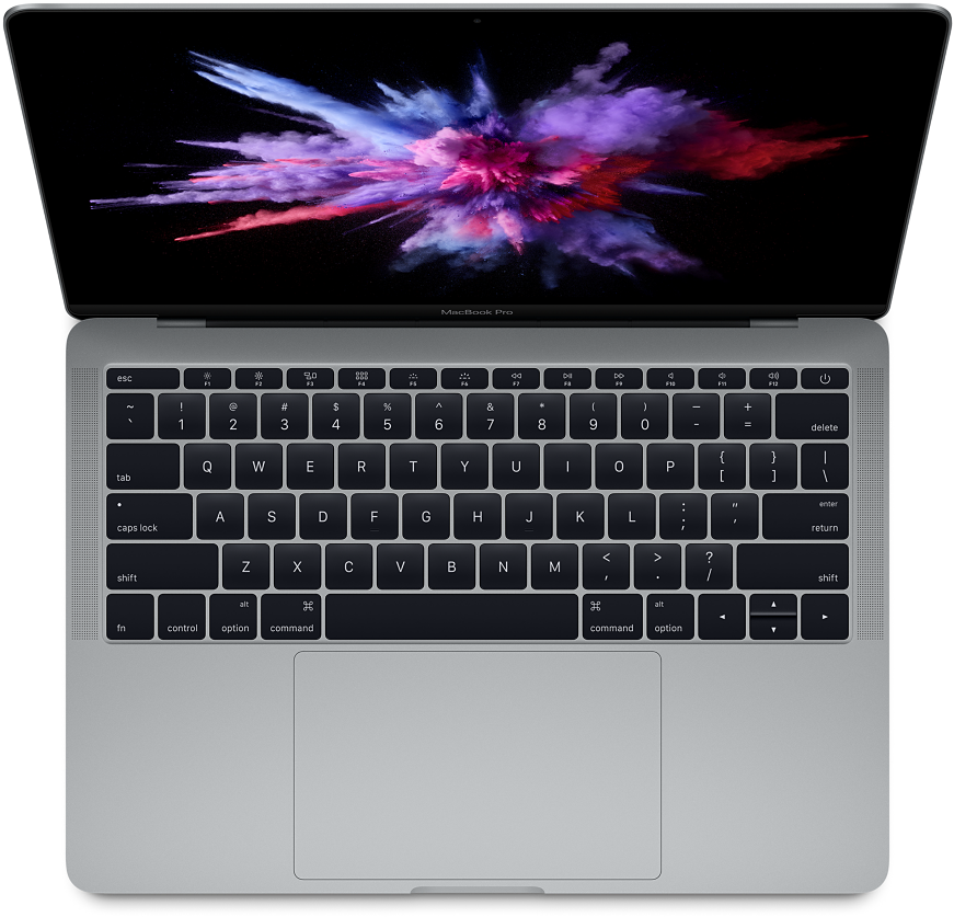 Apple Mac Book Pro Top View PNG Image