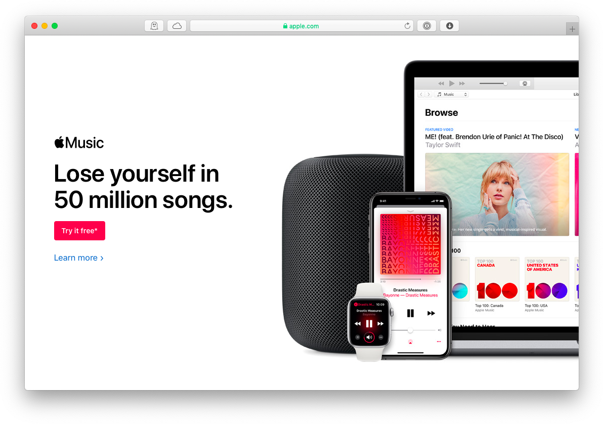 Apple Music Devices Display PNG Image