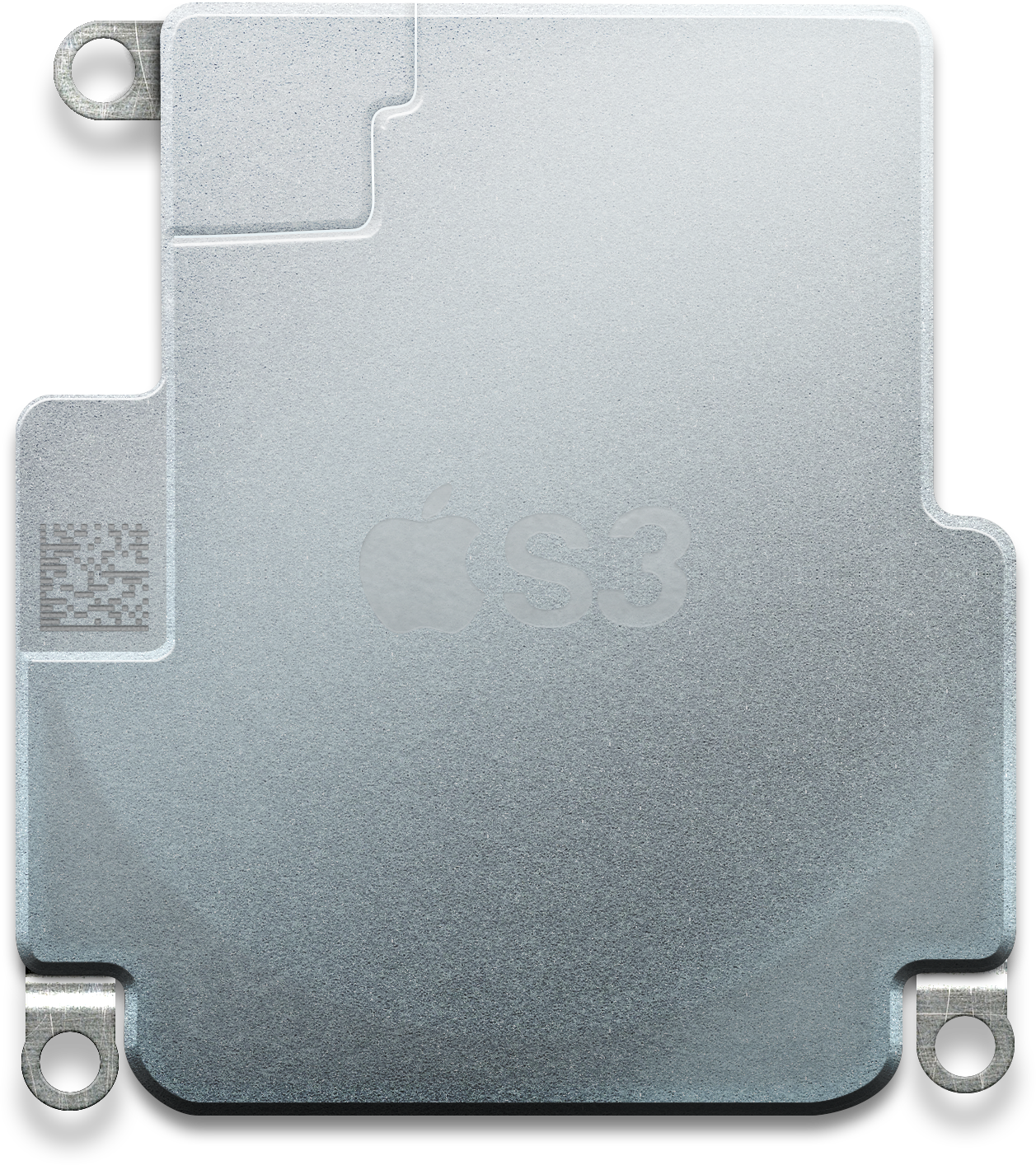 Apple S3 Chip Top View PNG Image