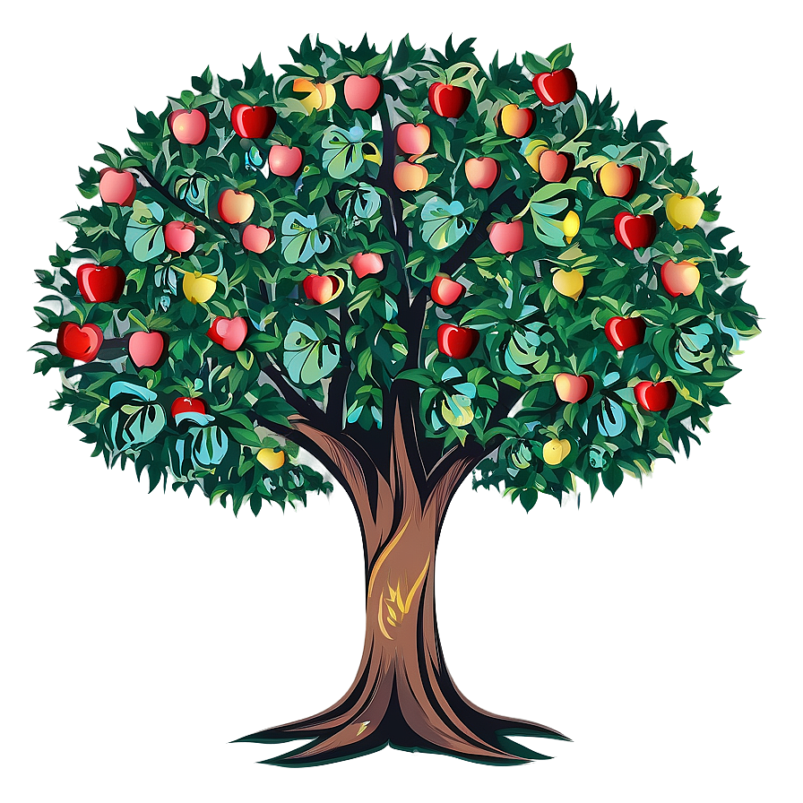 Apple Tree Vector Png 06132024 PNG Image