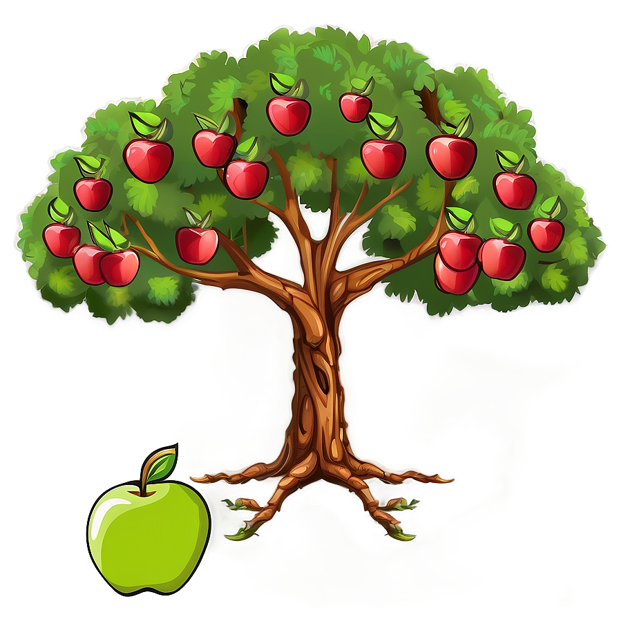 Apple Tree Vector Png 25 PNG Image