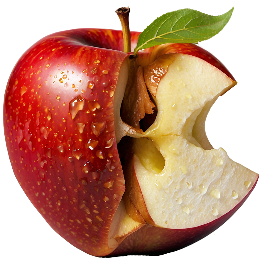 Apple With Bite Clipart Png Dmq PNG Image