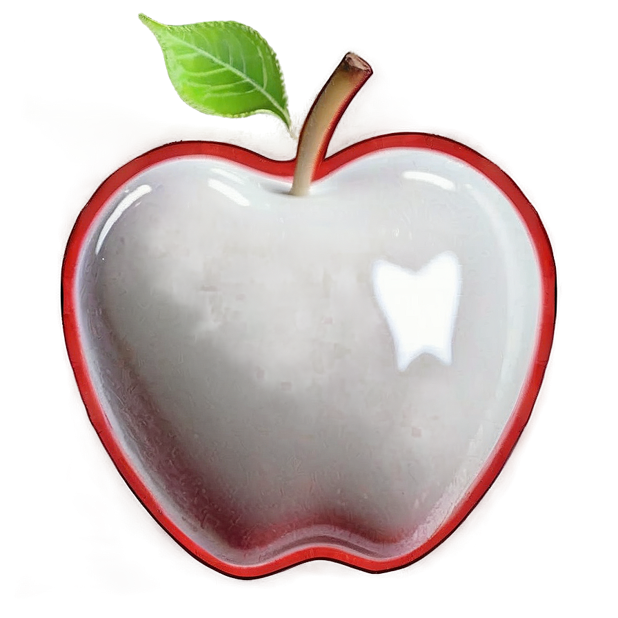 Apple With Heart Png 50 PNG Image