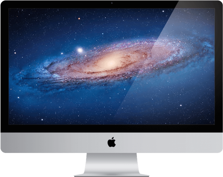 Applei Mac Galaxy Wallpaper PNG Image