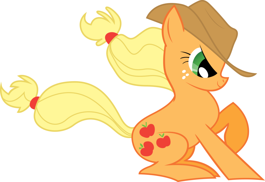 Applejack My Little Pony Vector PNG Image