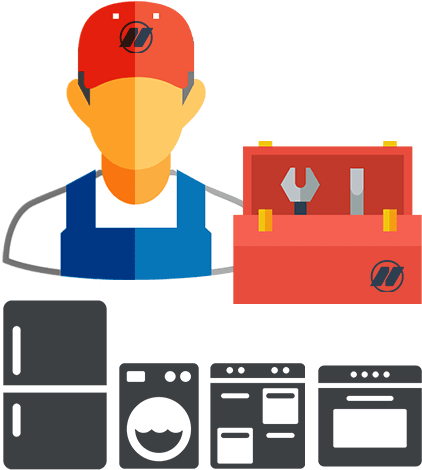 Appliance Repair Technician Vector PNG Image