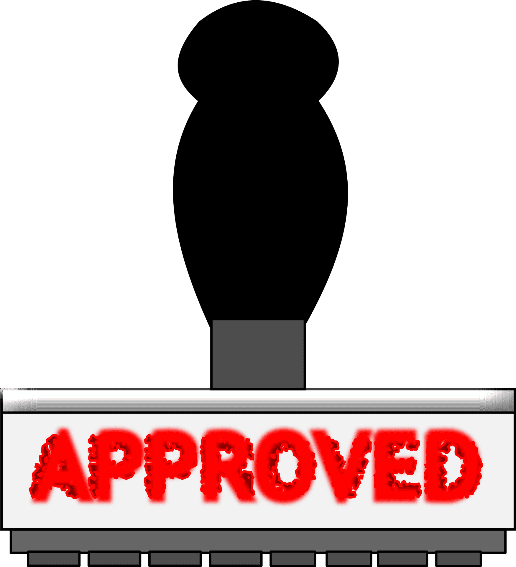 Approved Stamp Graphic PNG Image