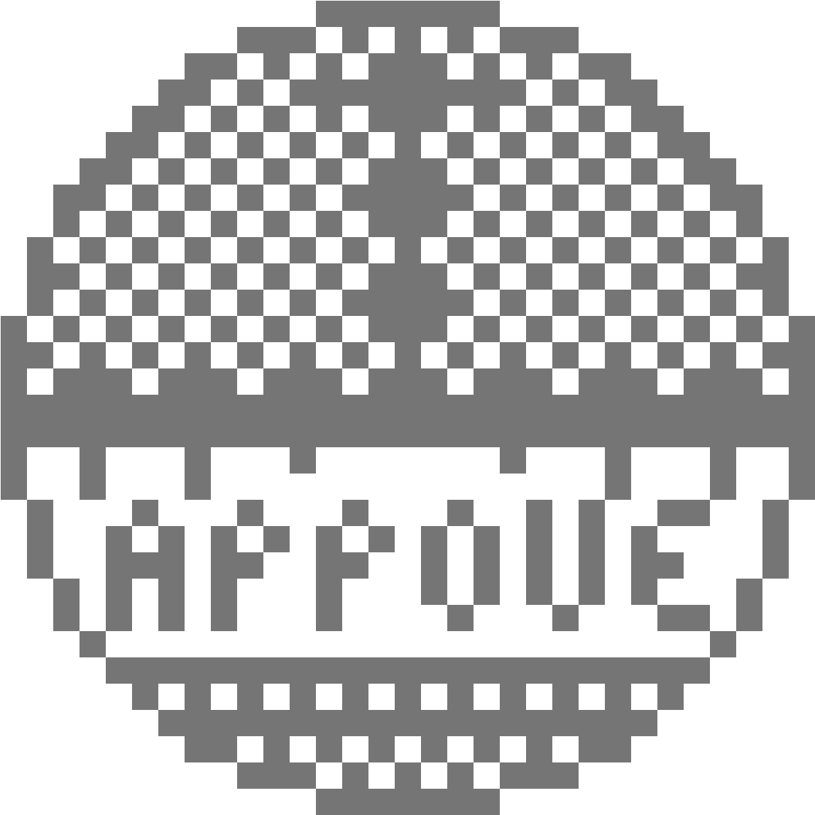 Approved Stamp Pixel Art PNG Image