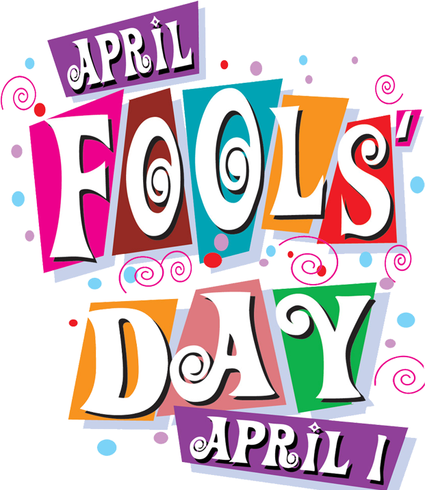 April Fools Day Celebration Graphic PNG Image