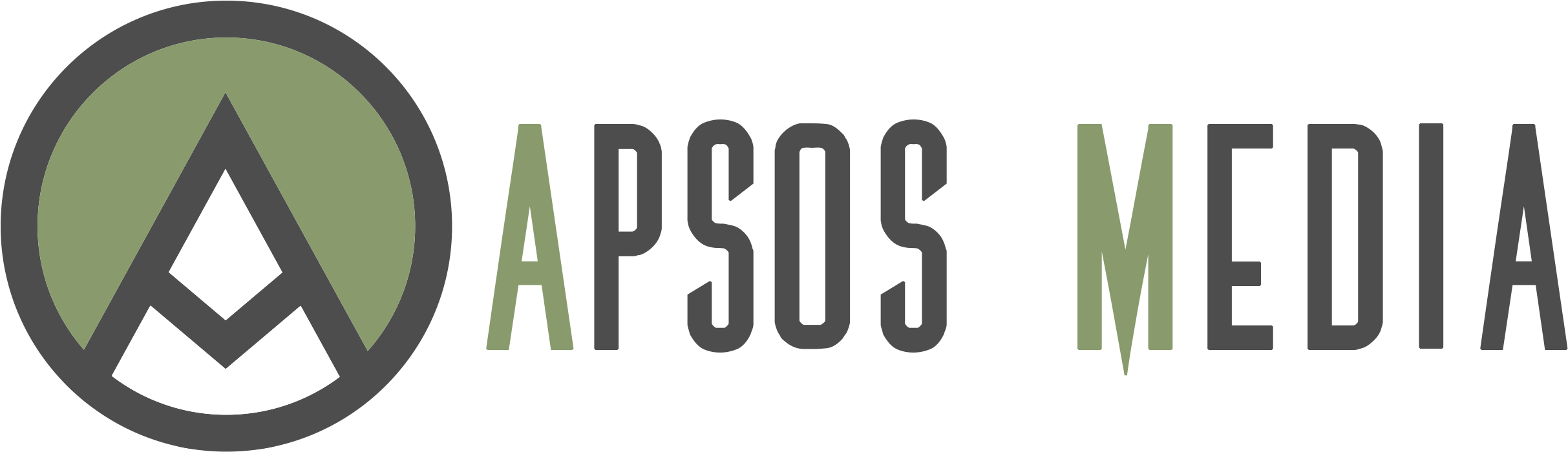 Apsos Media Logo Design PNG Image