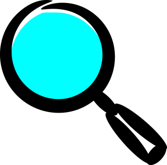 Aqua Circleon Black Background PNG Image