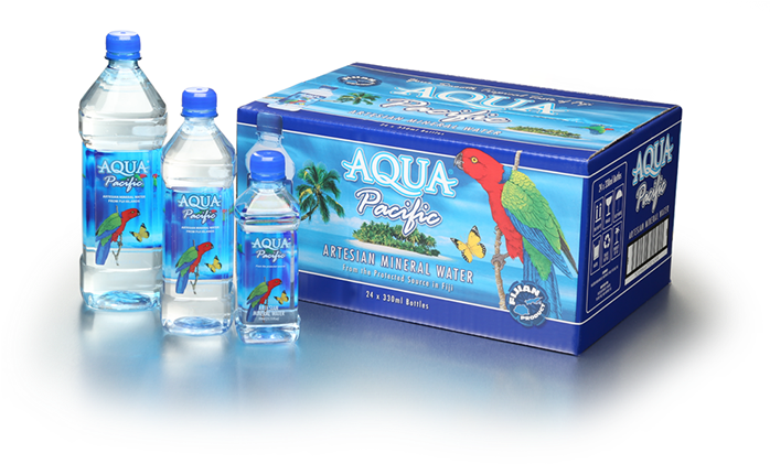 Aqua Pacific Bottled Water Pack PNG Image