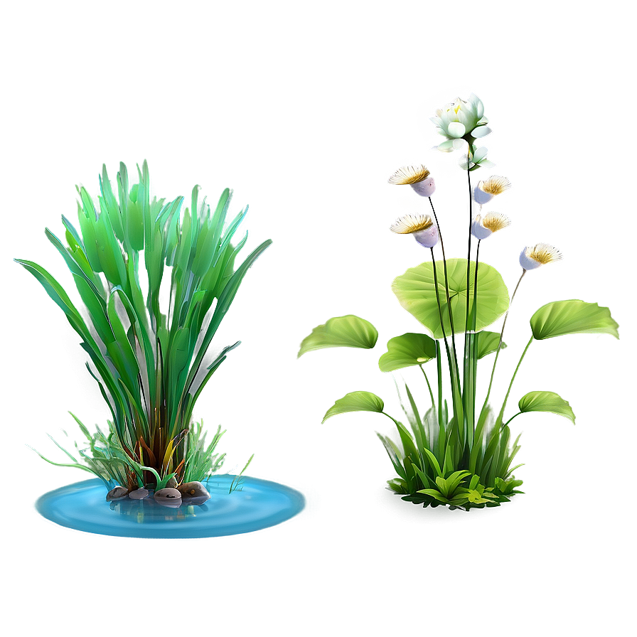 Aquatic Plants Png Afr35 PNG Image