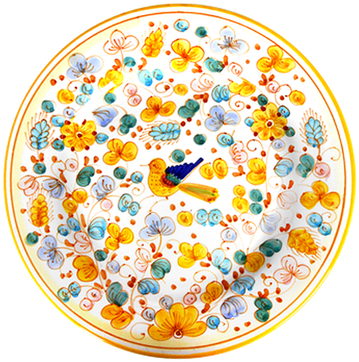 Arabesco Style Decorative Plate PNG Image