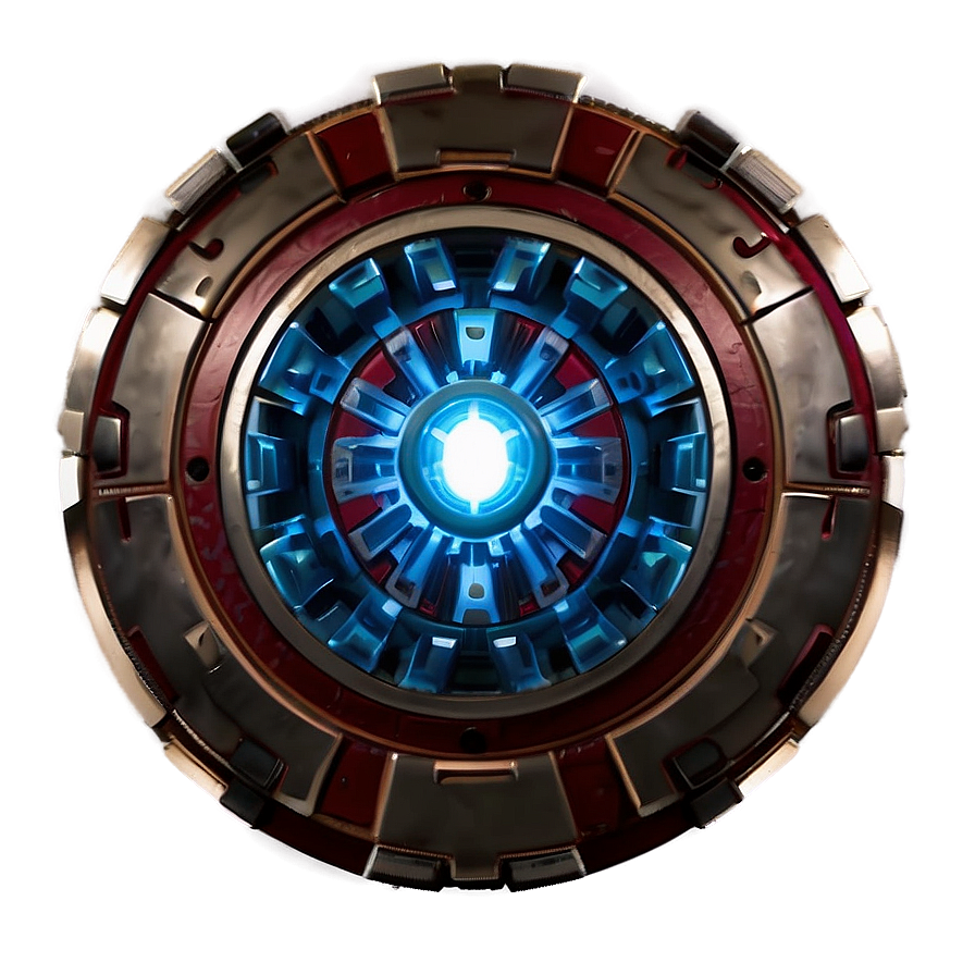 Arc Reactor Glowing Effect Png Maw3 PNG Image