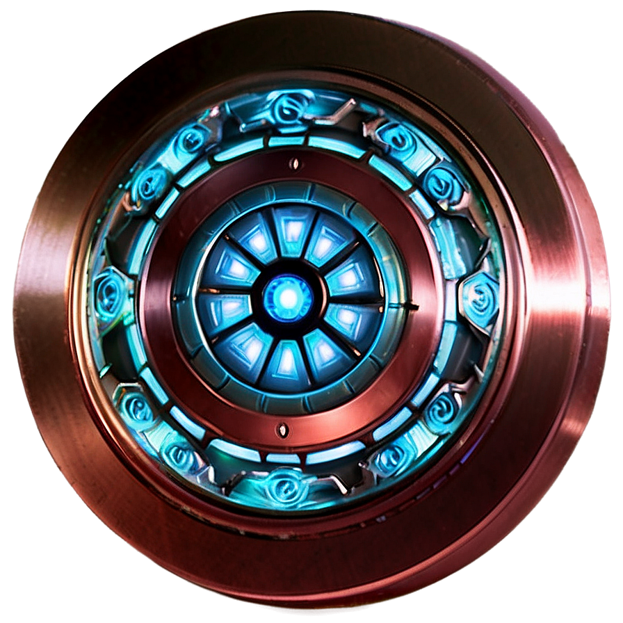 Arc Reactor Glowing Effect Png Xyr PNG Image