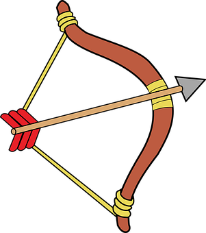 Archery Bowand Arrow Vector PNG Image