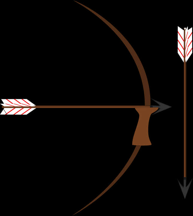 Archery Bowand Arrow Vector PNG Image